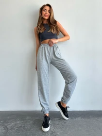 Брюки ISSA Plus модель 13694_lightgray Фото