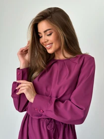 Сукні ISSA Plus модель 13792_purple Фото