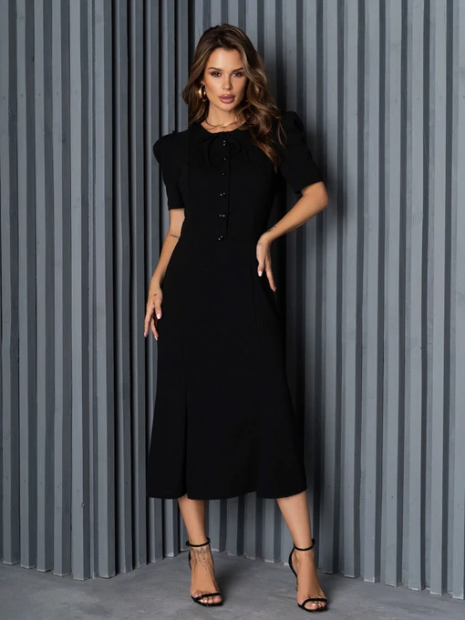Платья ISSA Plus модель 14152_black Фото