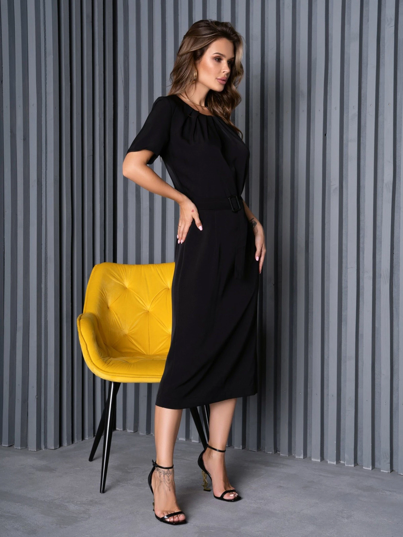 Платья ISSA Plus модель 14154_black Платья ISSA Plus модель 14154_black Фото
