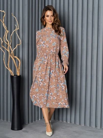 Сукні ISSA Plus модель 14158_brown Фото