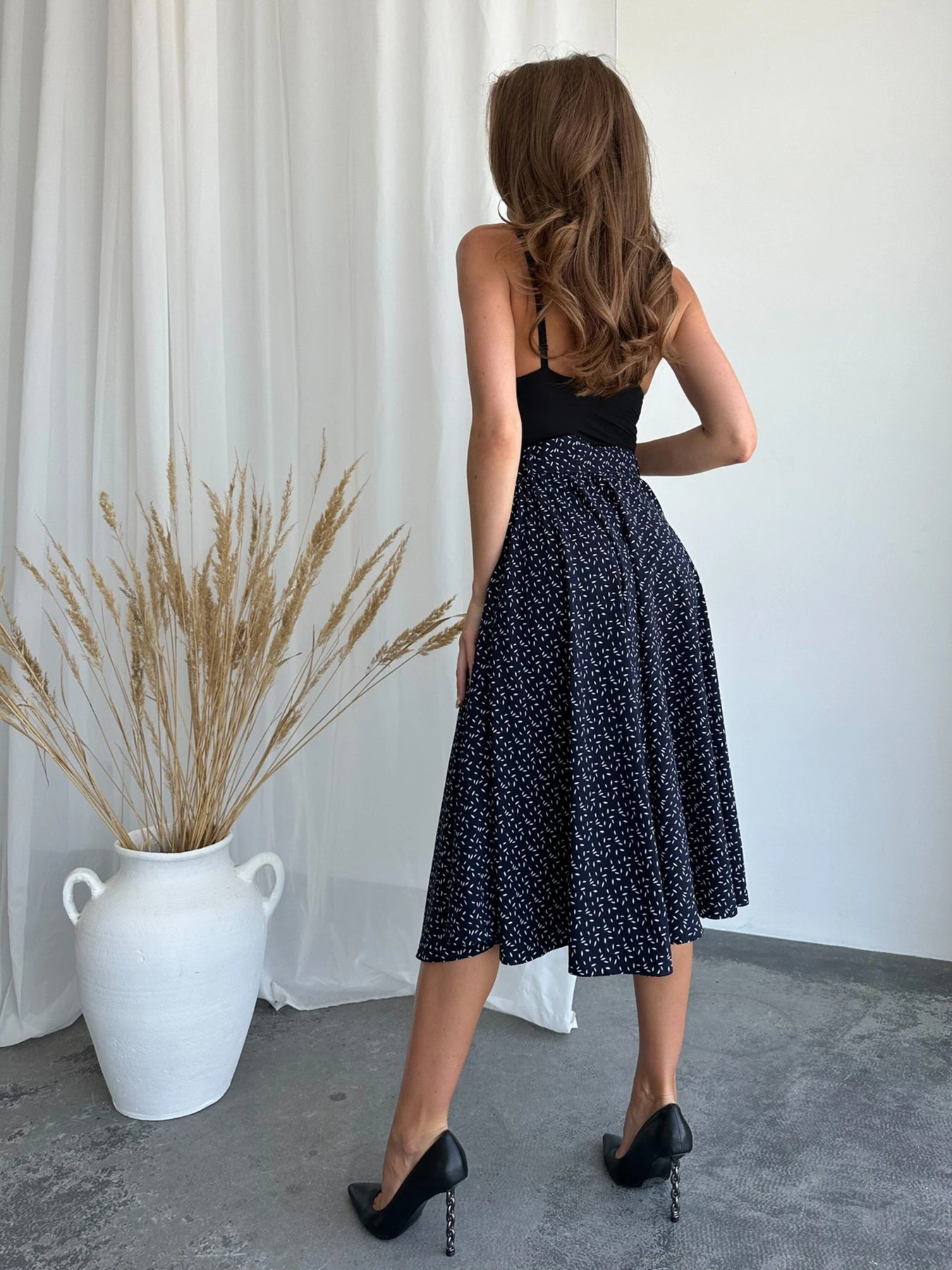 Юбки ISSA Plus модель 14164_darkblue Фото