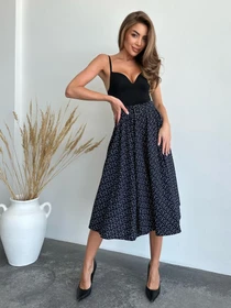 Юбки ISSA Plus модель 14164_darkblue Фото