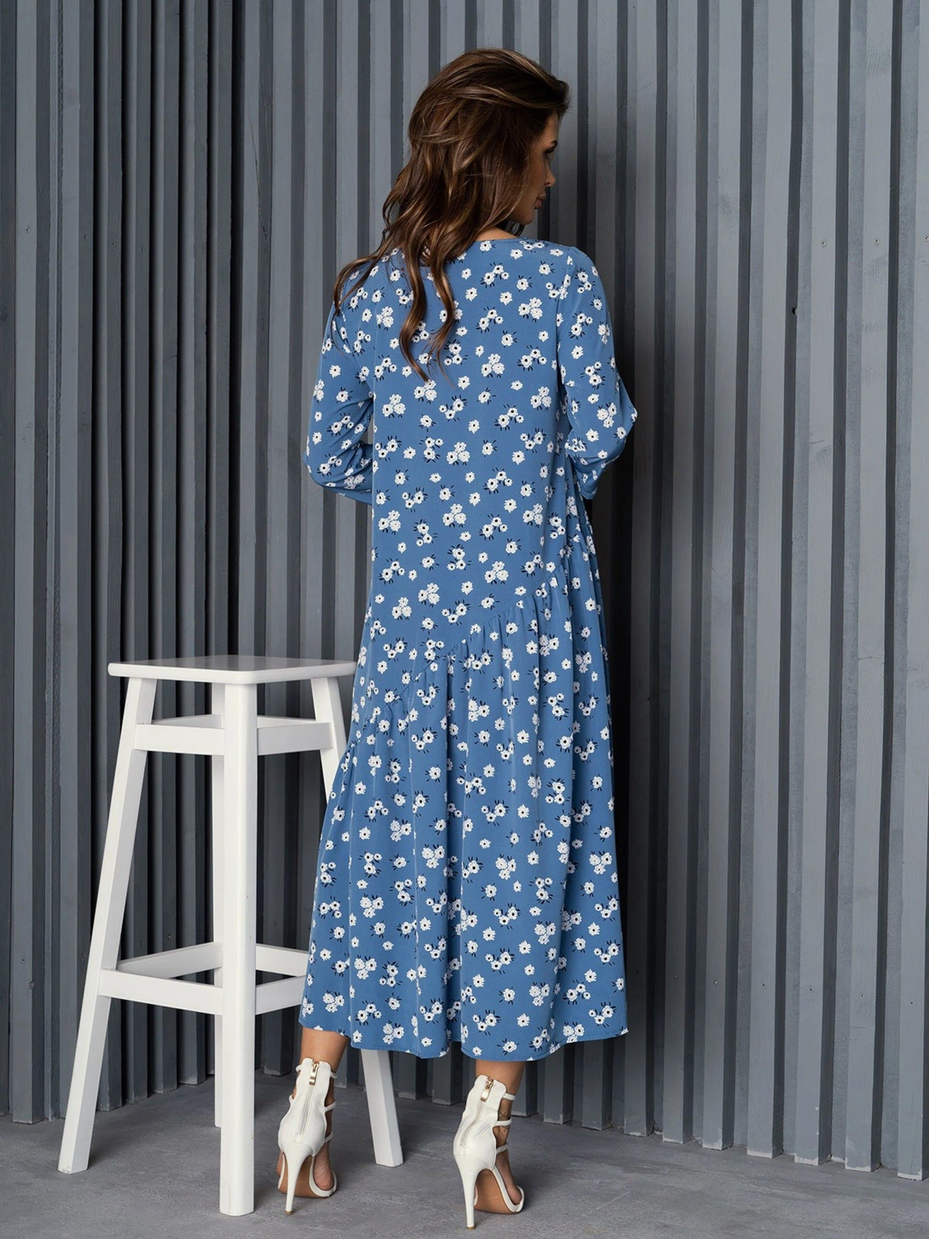 Платья ISSA Plus модель 14165_blue Платья ISSA Plus модель 14165_blue Фото