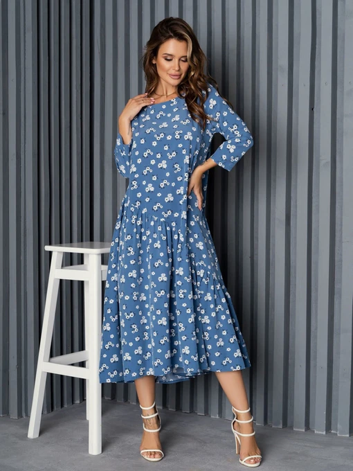 Сукні ISSA Plus модель 14165_blue Фото