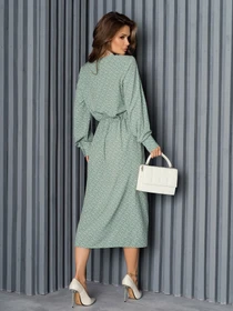 Сукні ISSA Plus модель 14168_olive Фото