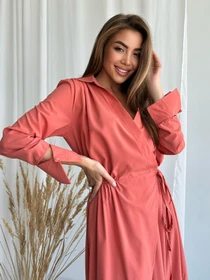 Сукні ISSA Plus модель 14180_terracotta Фото
