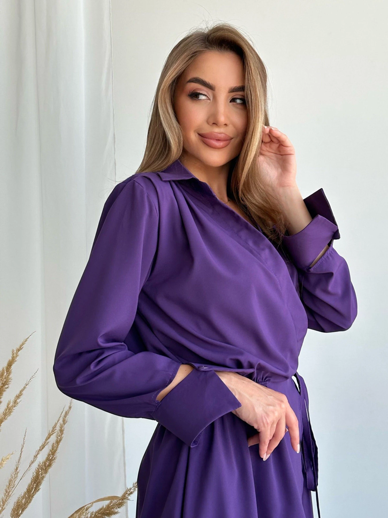 Платья ISSA Plus модель 14180_purple Платья ISSA Plus модель 14180_purple Фото