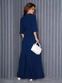 Платья ISSA Plus модель 14186_blue Фото