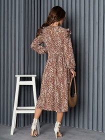Платья ISSA Plus модель 14189_brown Фото