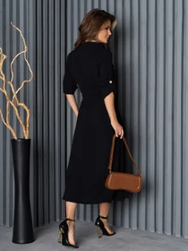 Платья ISSA Plus модель SA-418_black Фото