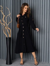 Платья ISSA Plus модель SA-418_black Фото