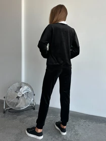 Костюми ISSA Plus модель SA-421_blackgreen Фото