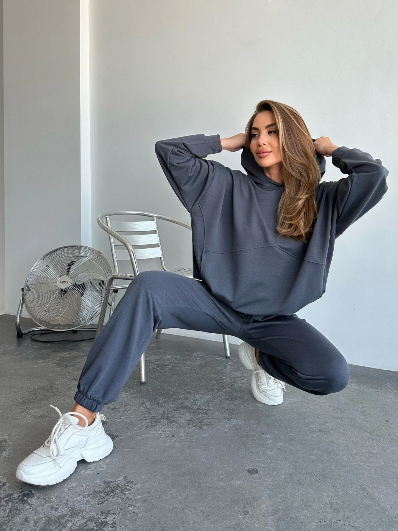 Костюми ISSA Plus модель SA-491_grey Фото