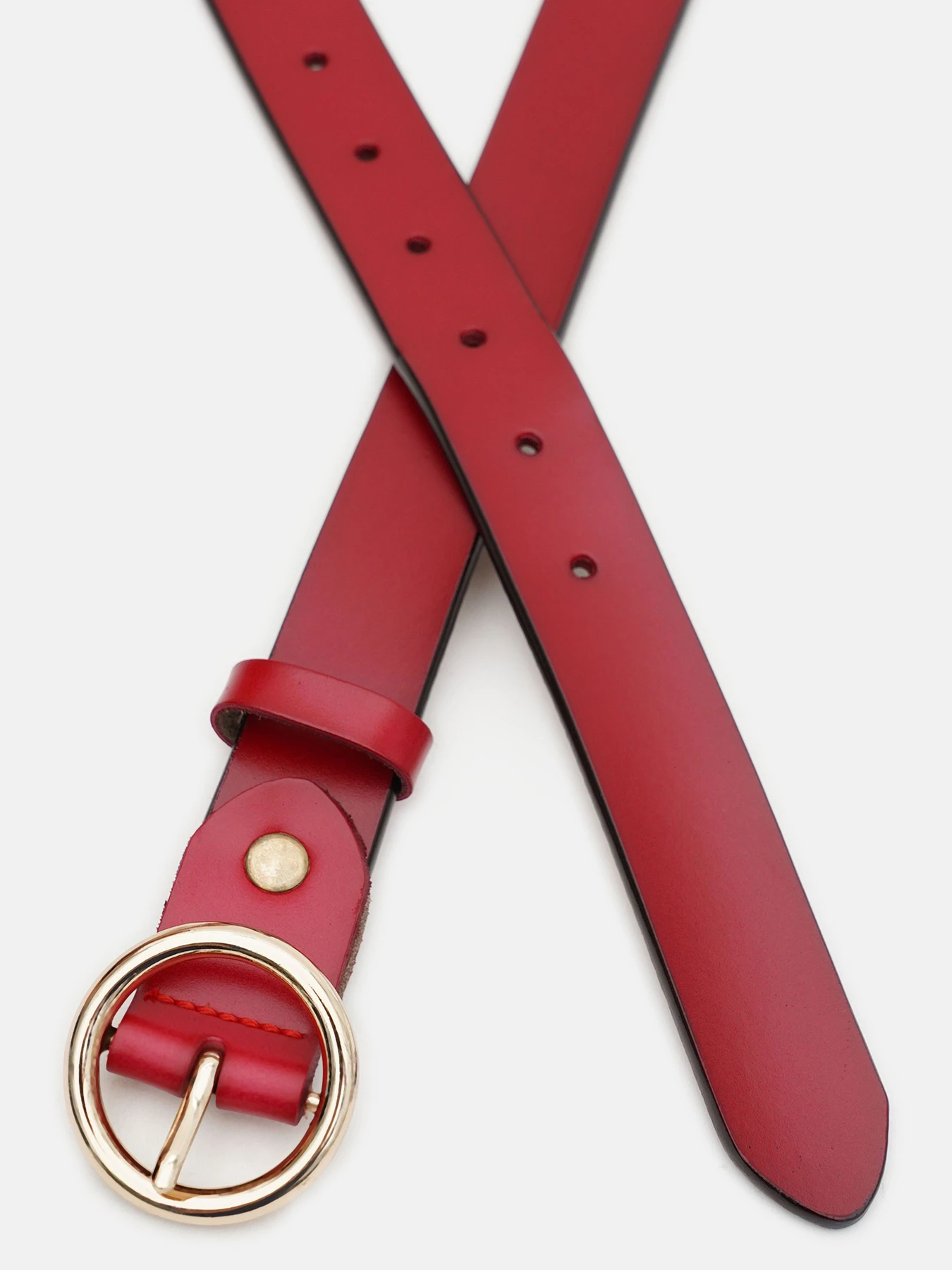 Ремни Borsa Leather модель CV1ZK-037r-red Фото