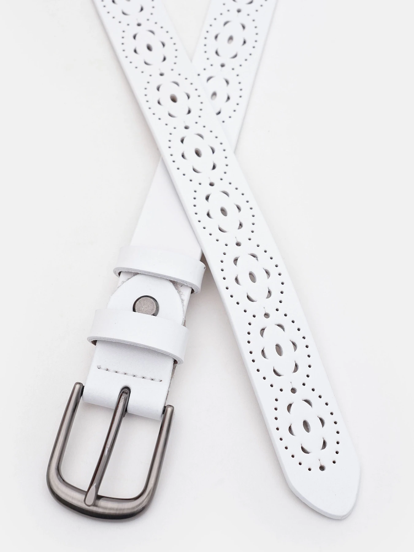 Ремни Borsa Leather модель CV1ZK-040w-white Фото