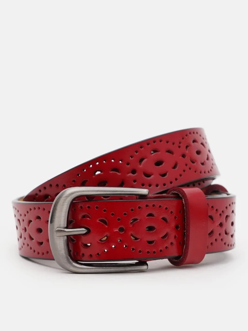 Ремені Borsa Leather модель CV1ZK-040r-red Фото
