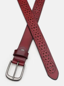 Ремни Borsa Leather модель CV1ZK-040c-bordo Фото
