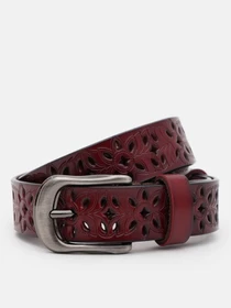 Ремни Borsa Leather модель CV1ZK-094c-bordo Фото