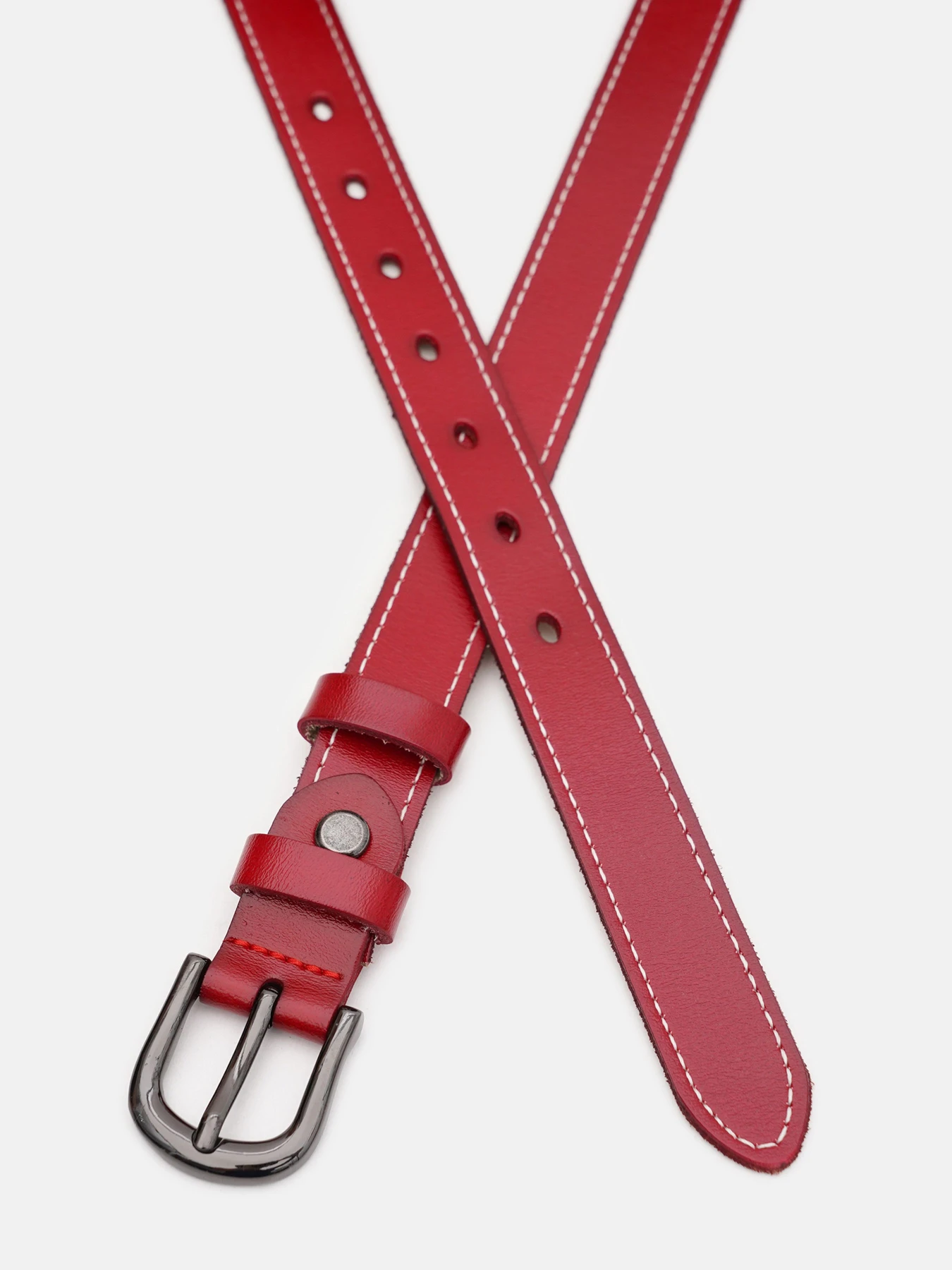 Ремені Borsa Leather модель CV1ZK-007r-red Фото