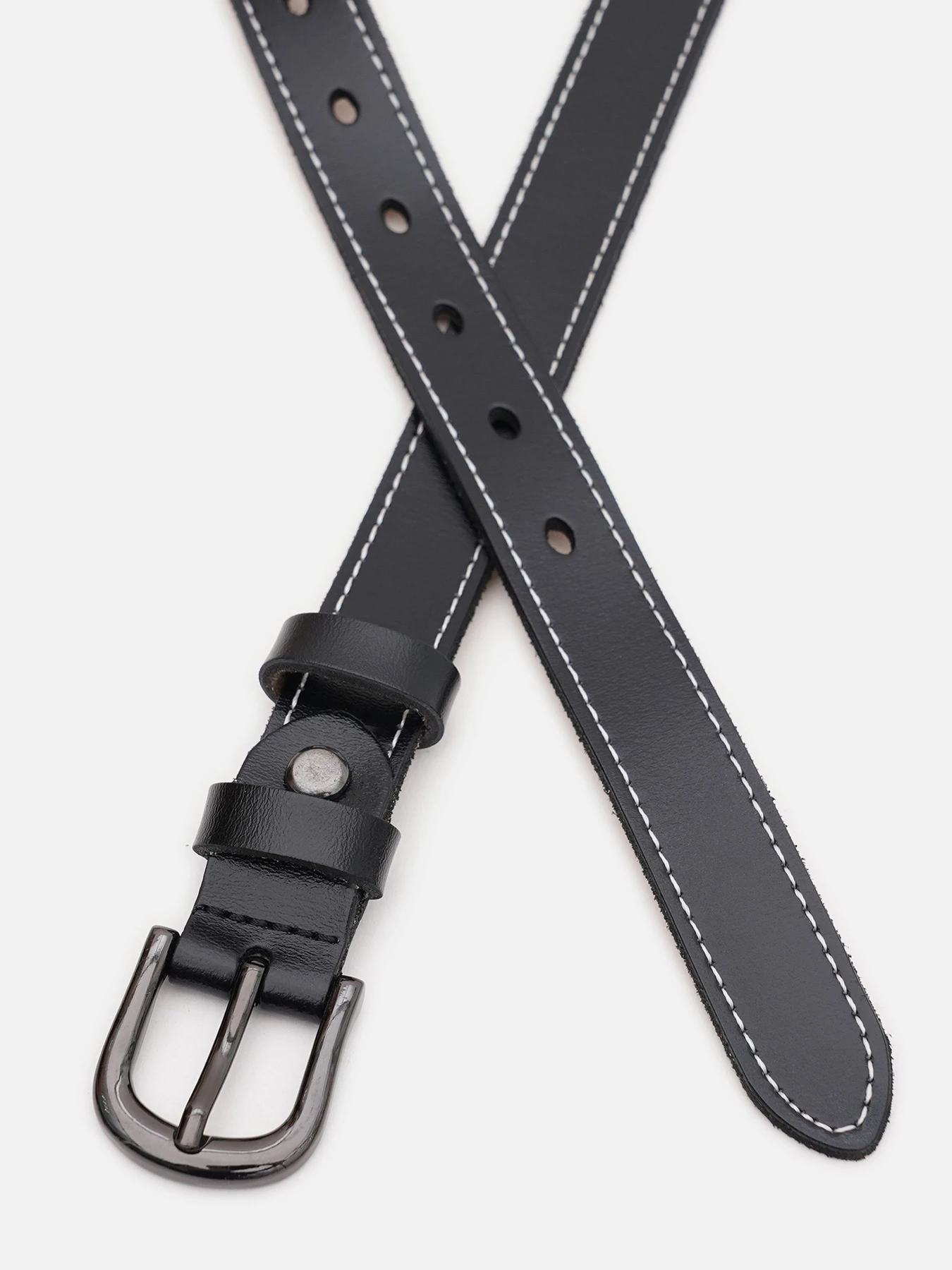 Ремни Borsa Leather модель CV1ZK-007bl-black Фото