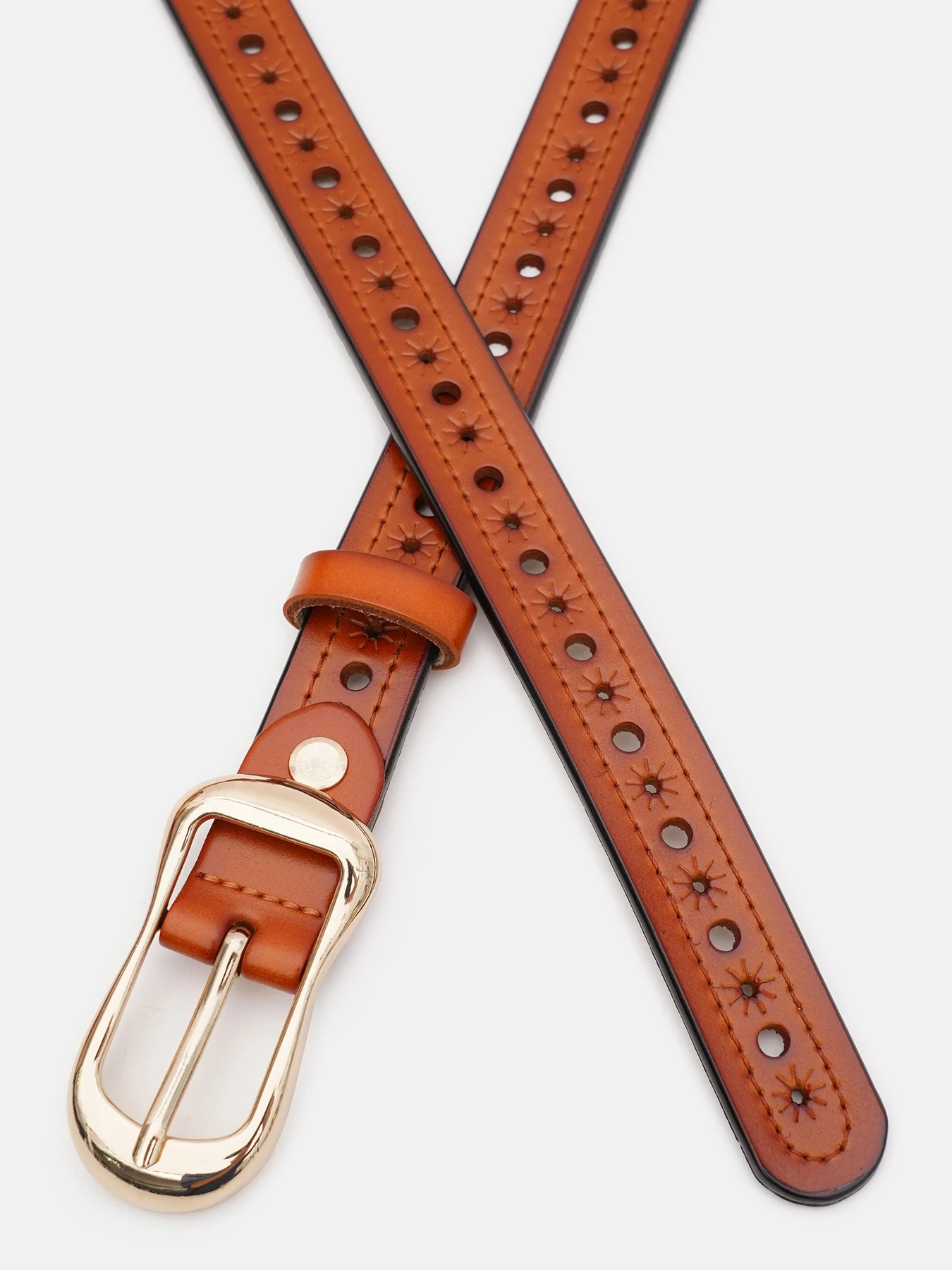Ремни Borsa Leather модель CV1ZK-019c-brown Фото