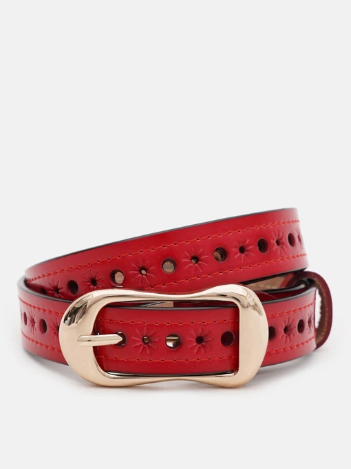 Ремені Borsa Leather модель CV1ZK-019r-red Фото