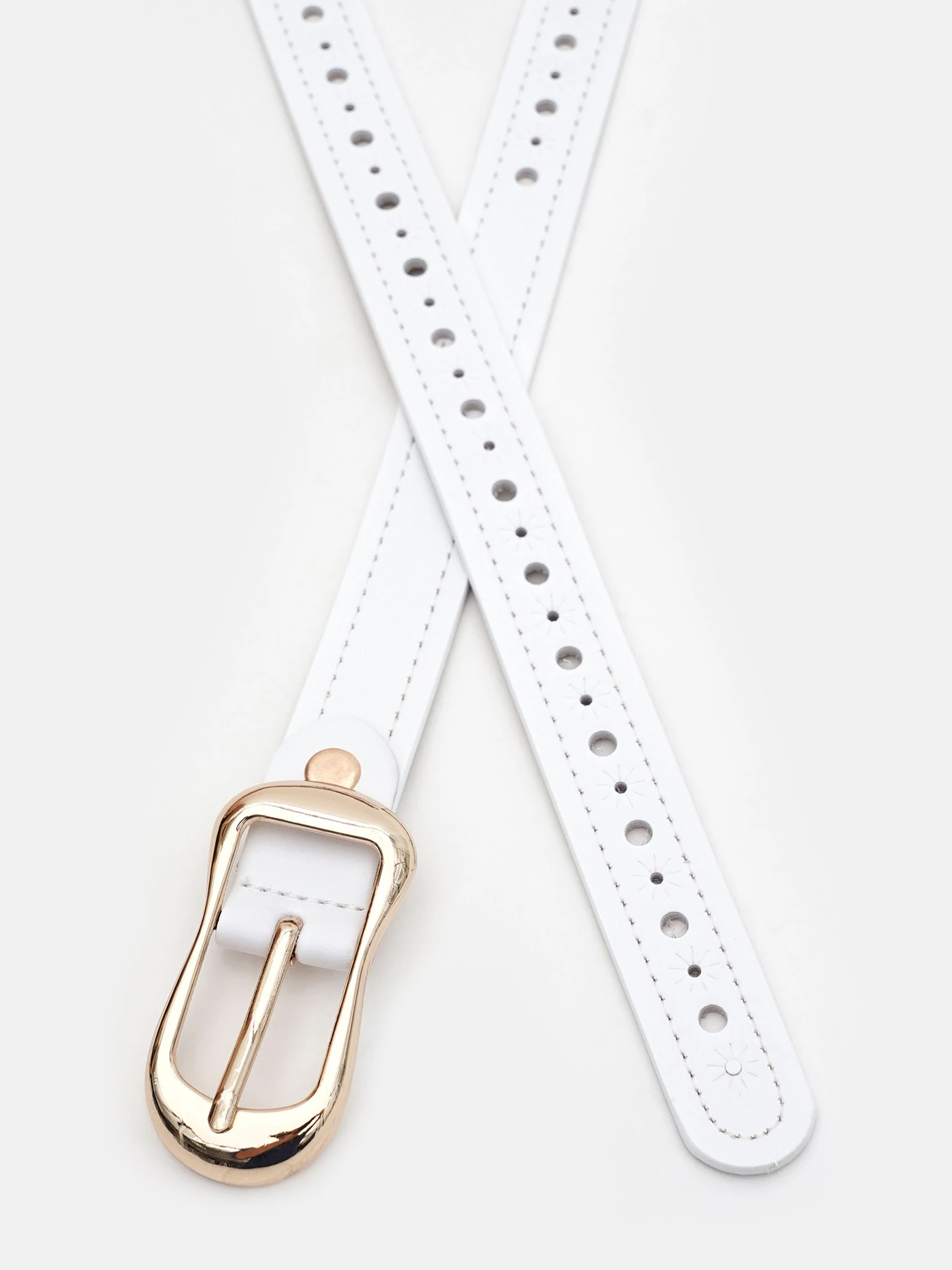 Ремни Borsa Leather модель CV1ZK-019w-white Фото