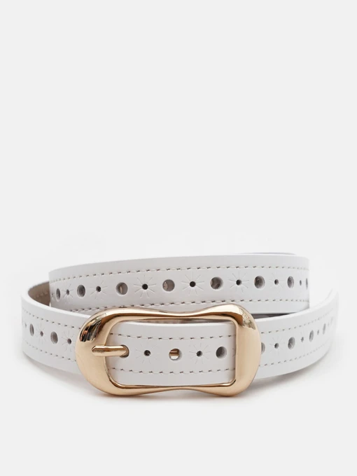 Ремені Borsa Leather модель CV1ZK-019w-white Фото