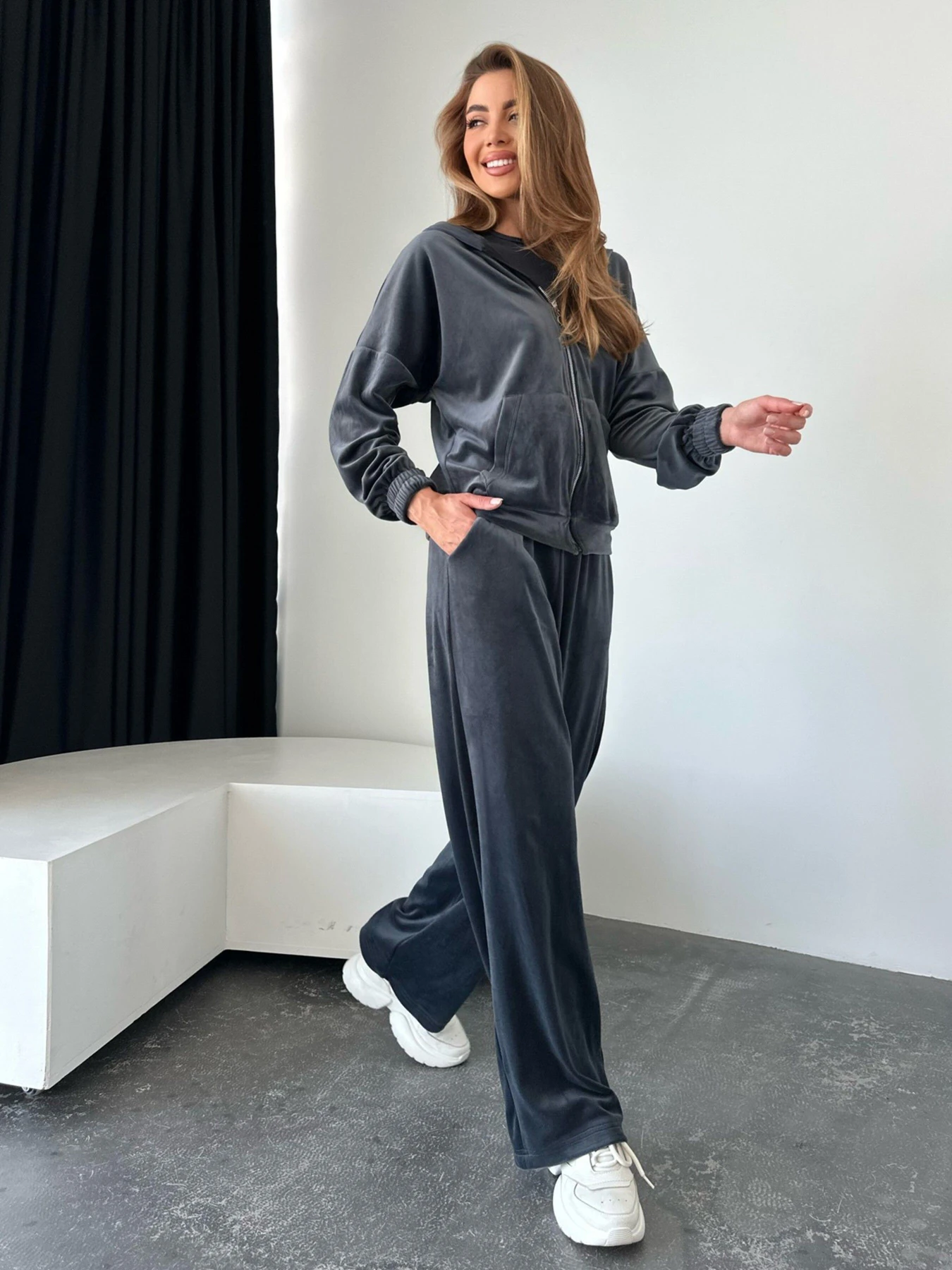 Костюми ISSA Plus модель SA-483_grey Костюми ISSA Plus модель SA-483_grey Фото