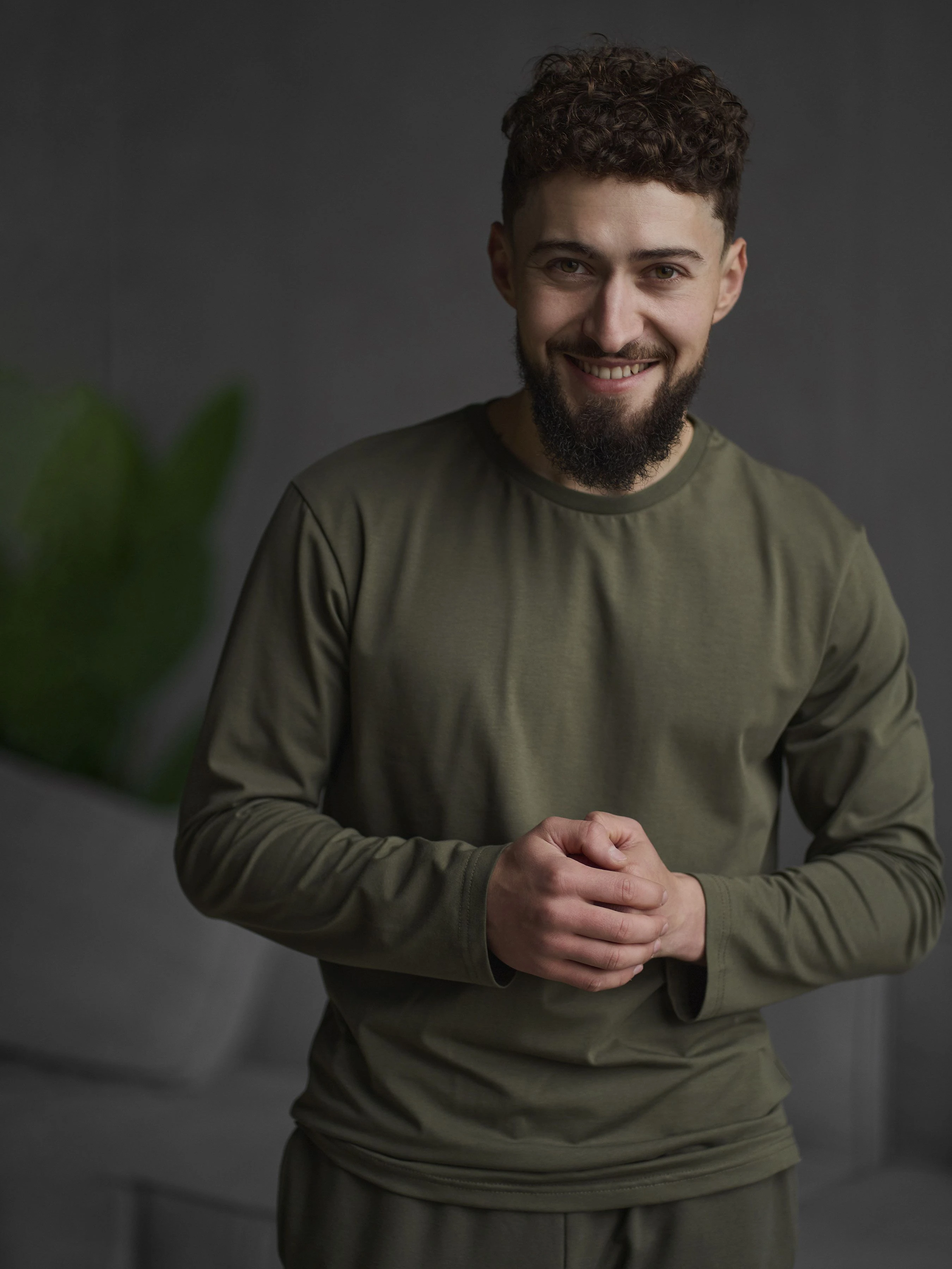 Чоловічий Лонгслів HANDY WEAR Cotton Basic фото 3