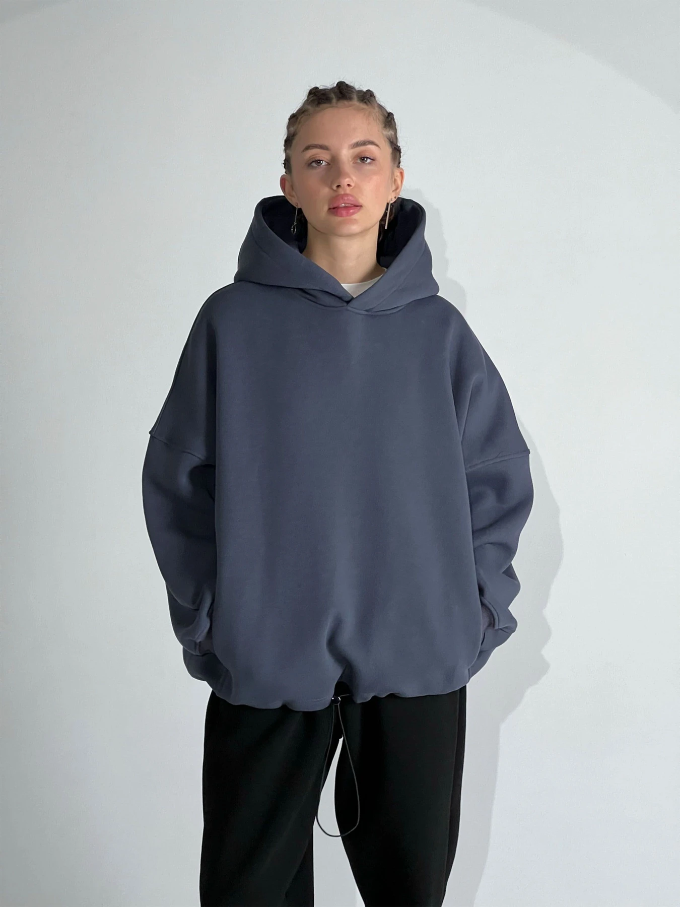 Худи и свитшоты IJ модель ij-hoodie-grafit Фото