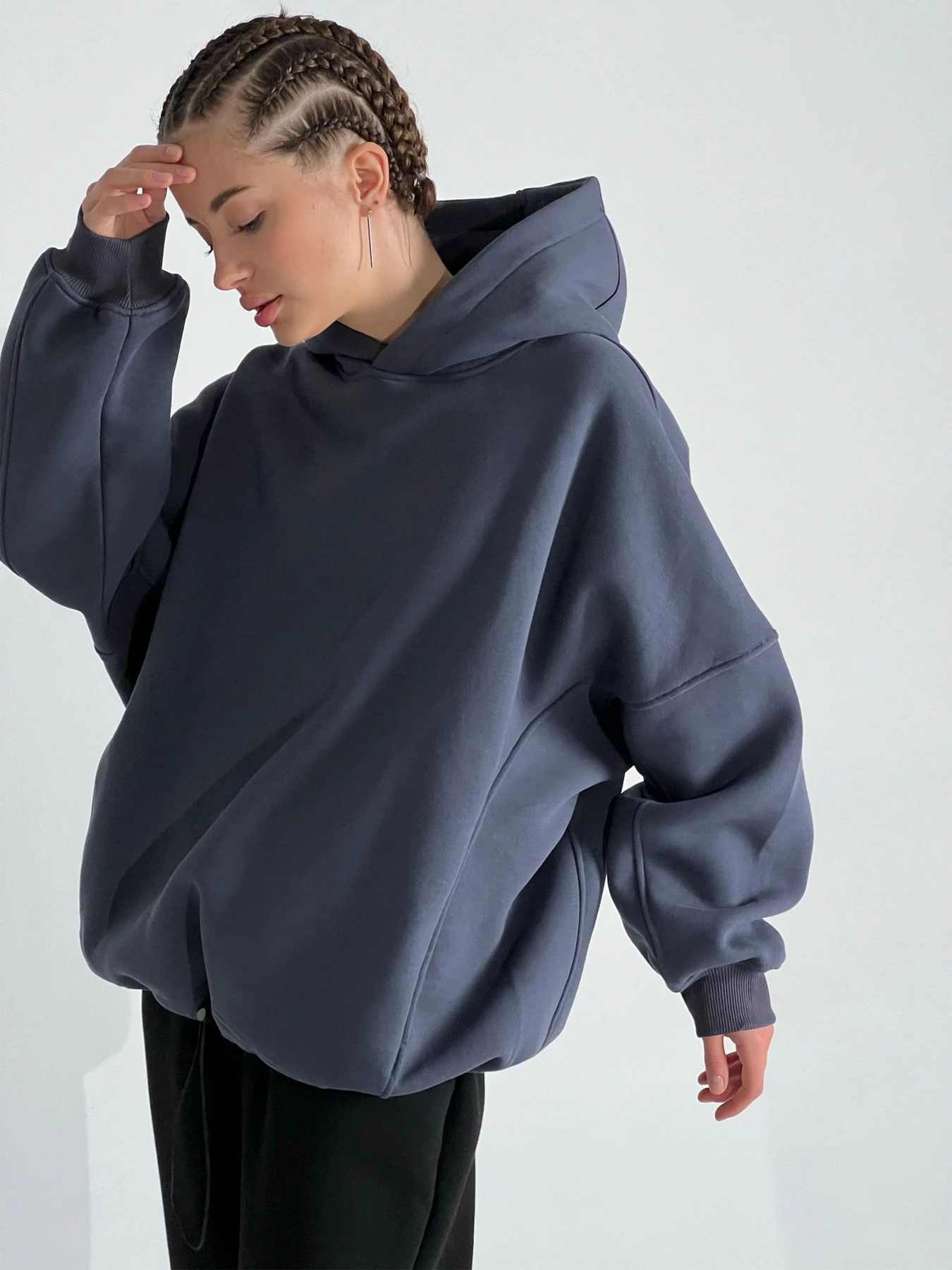Худи и свитшоты IJ модель ij-hoodie-grafit Фото