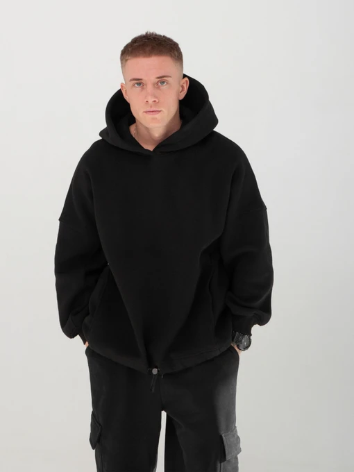 Худи и свитшоты IJ модель ij-hoodie-black-men Фото