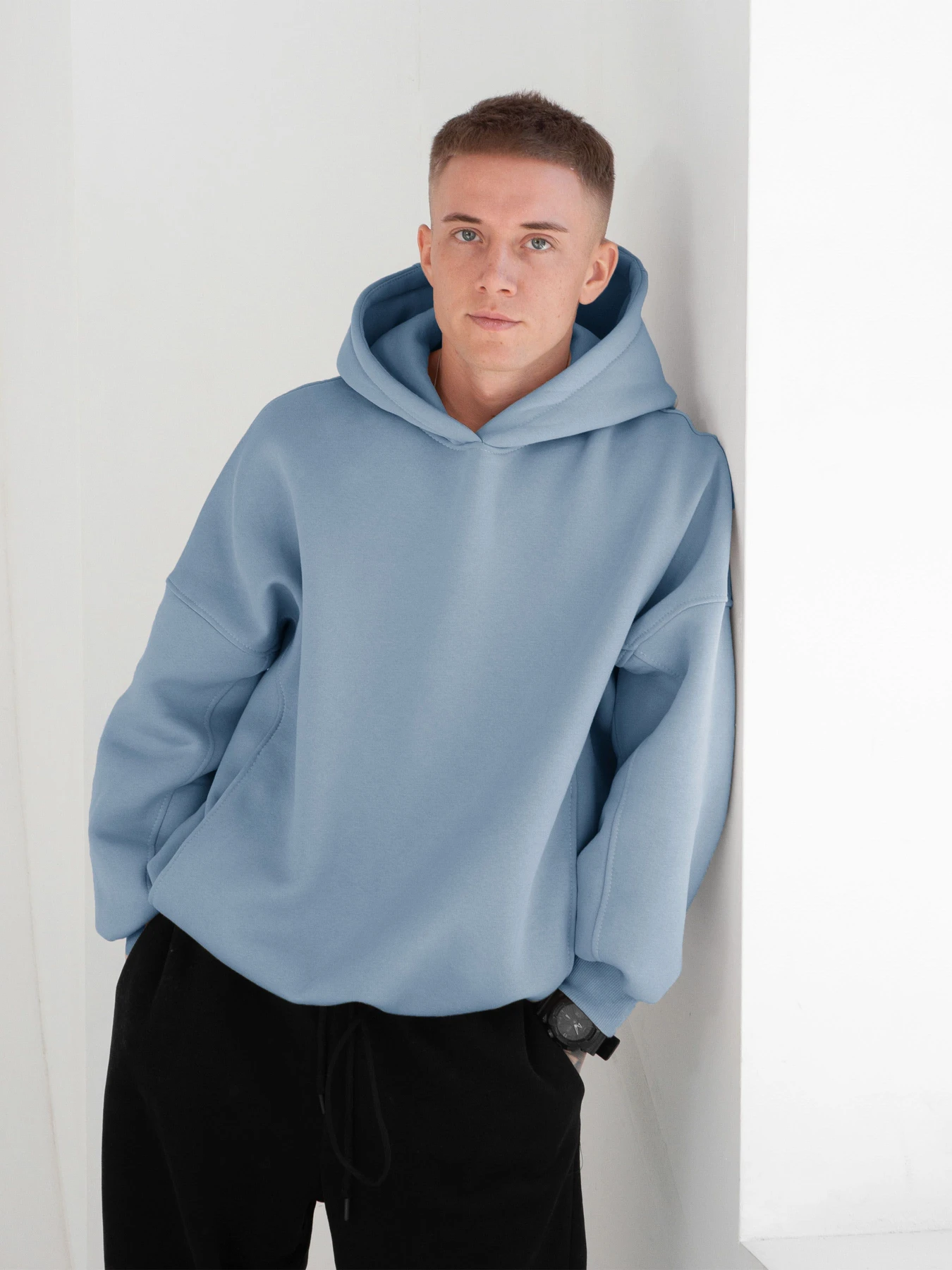 Худи и свитшоты IJ модель ij-hoodie-blue-men Худи и свитшоты IJ модель ij-hoodie-blue-men Фото