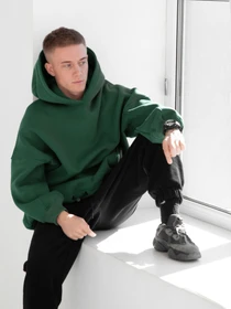 Худи и свитшоты IJ модель ij-hoodie-green-men Фото
