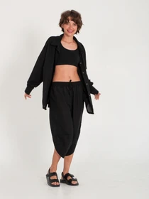 Рубашки IJ модель ij-sorochka-linen-black Фото