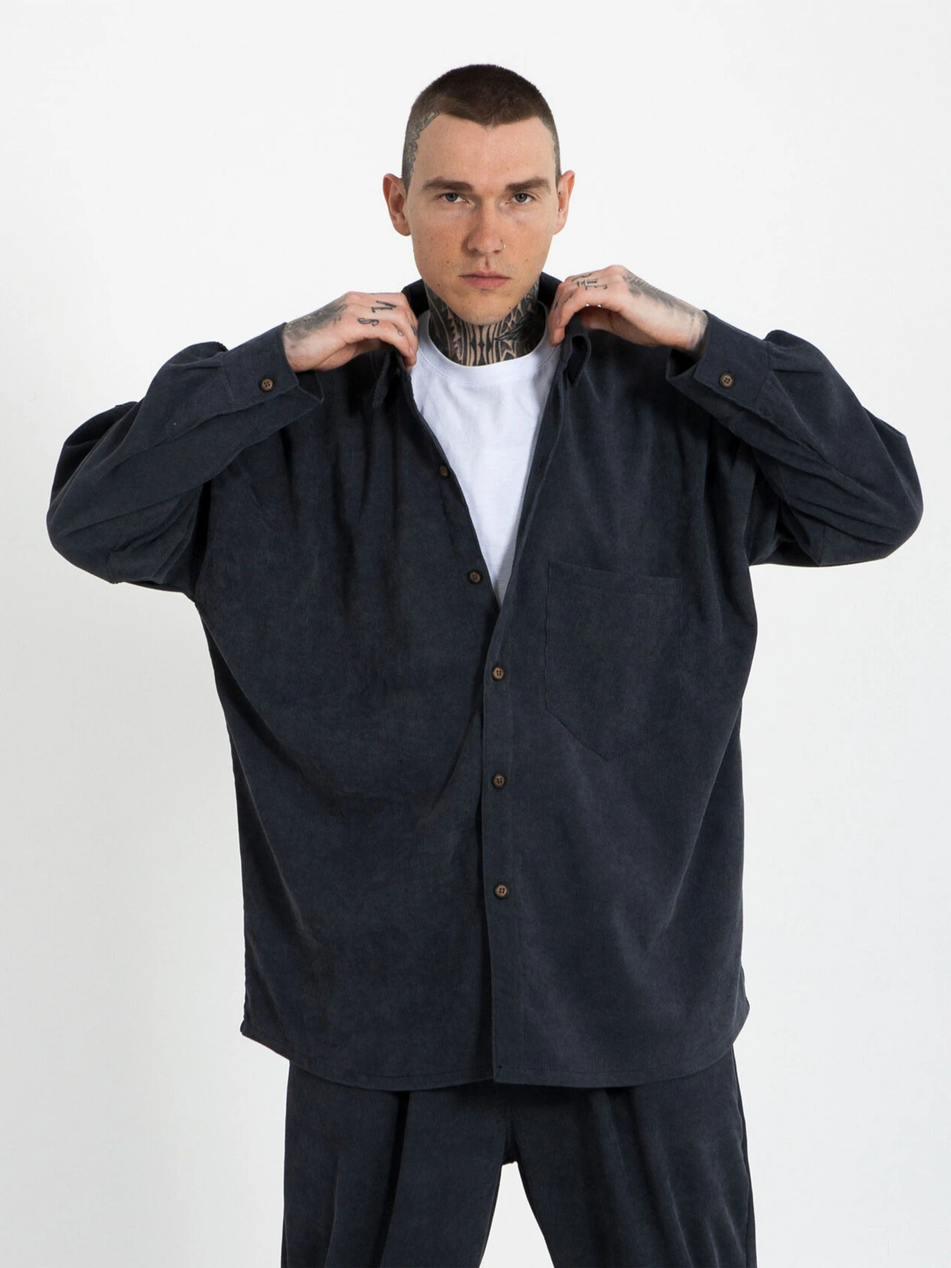 Рубашки IJ модель ij-sorochka-velvet-grafit-men Фото