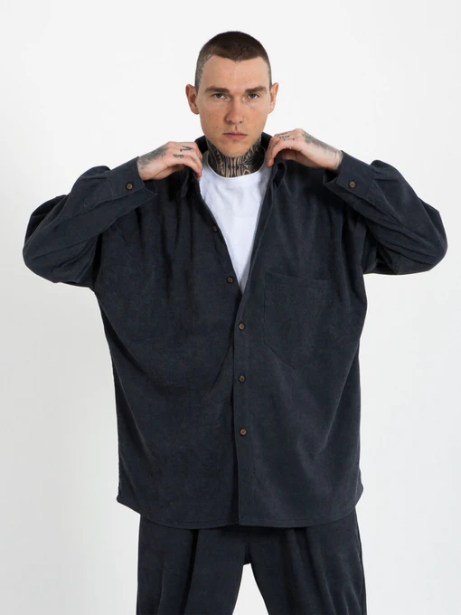 Рубашки IJ модель ij-sorochka-velvet-grafit-men Фото