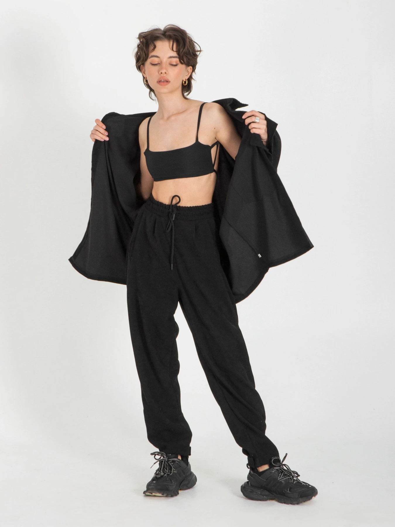 Рубашки IJ модель ij-sorochka-velvet-black Фото