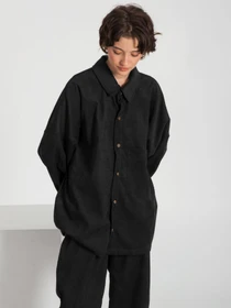 Рубашки IJ модель ij-sorochka-velvet-black Фото