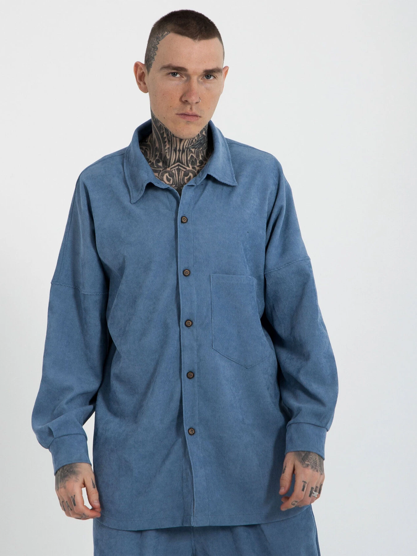 Рубашки IJ модель ij-sorochka-velvet-blue-men Фото