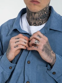 Рубашки IJ модель ij-sorochka-velvet-blue-men Фото