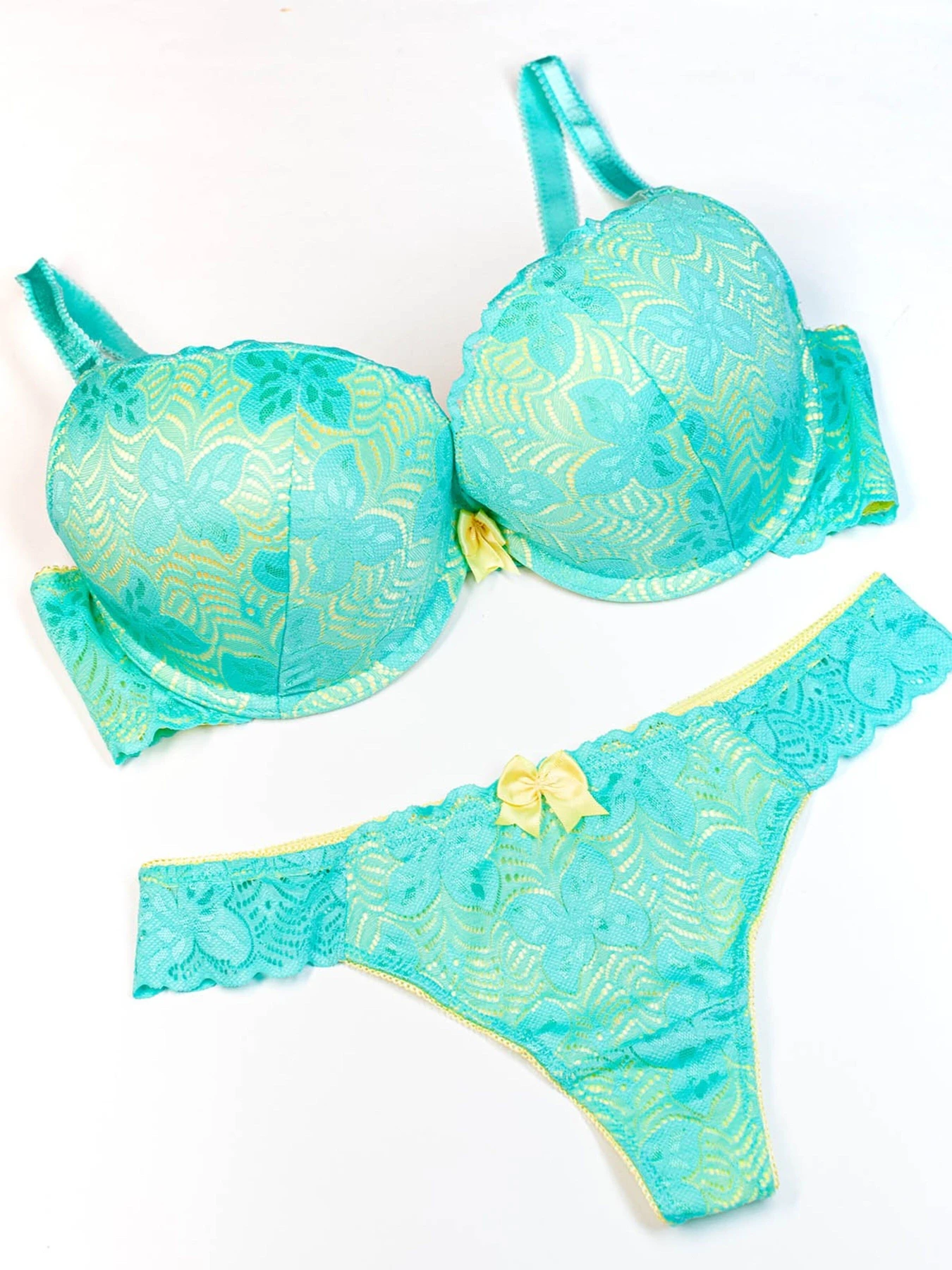 Нижнее белье ISSA Plus модель BL2-671_turquoise Фото