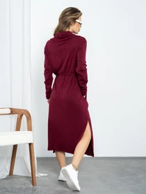 Платья ISSA Plus модель 13552_burgundy Фото