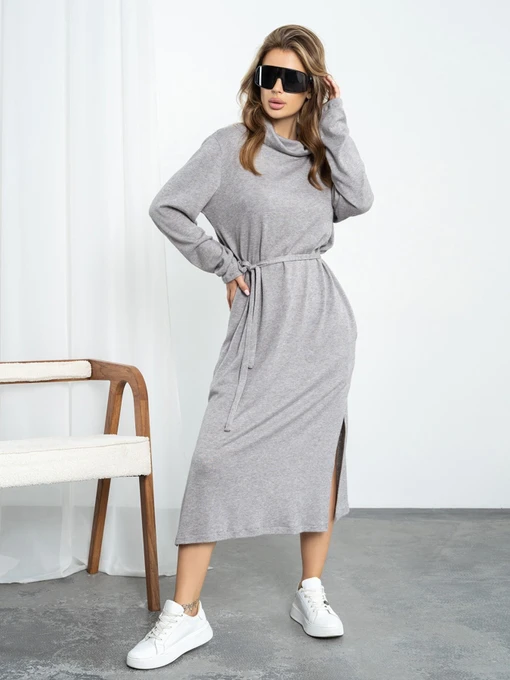 Платья ISSA Plus модель 13552_gray Фото
