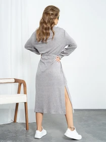 Сукні ISSA Plus модель 13552_gray Фото