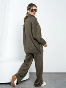 Костюмы ISSA Plus модель 14193_khaki Фото