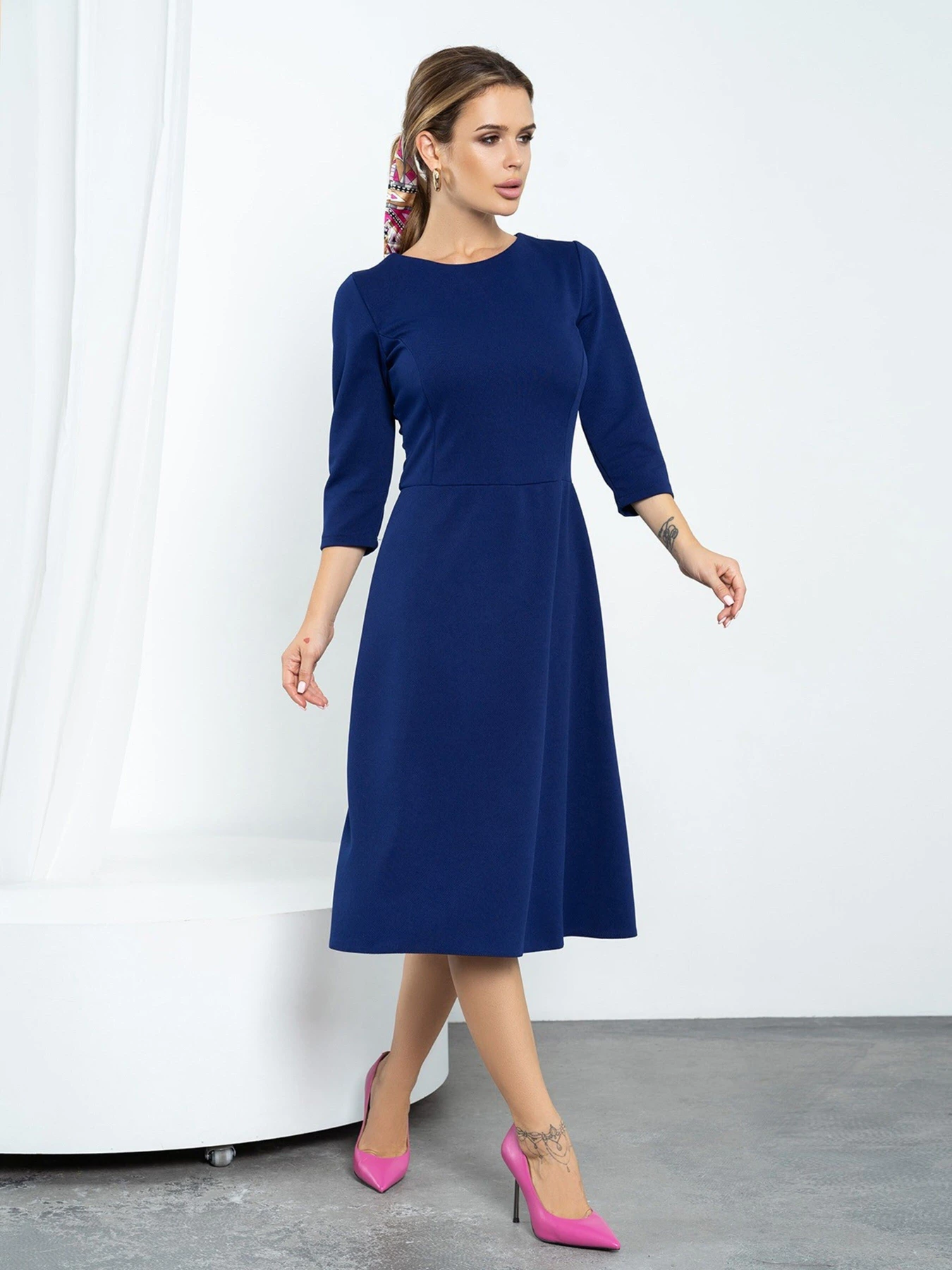 Сукні ISSA Plus модель 14196_blue Фото