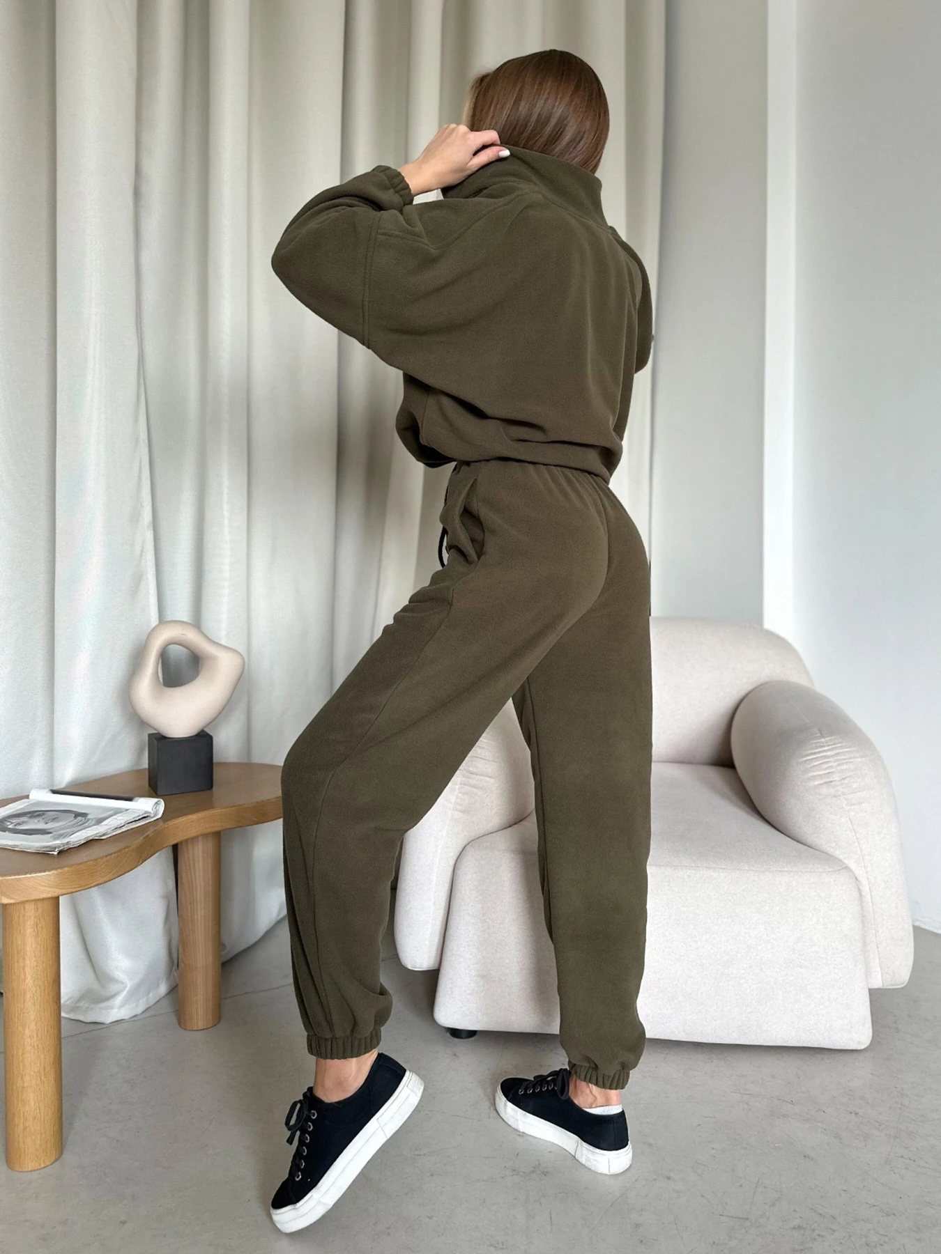 Костюмы ISSA Plus модель 14197_khaki Фото